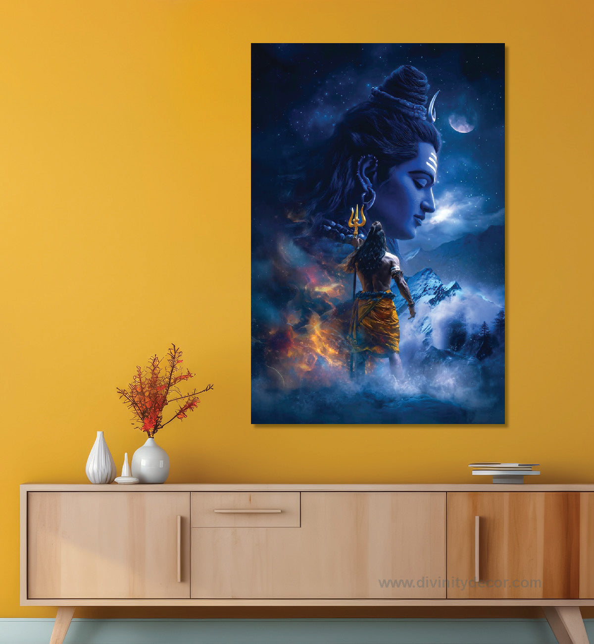Lord Shiva Meditation Canvas Art for Home 7