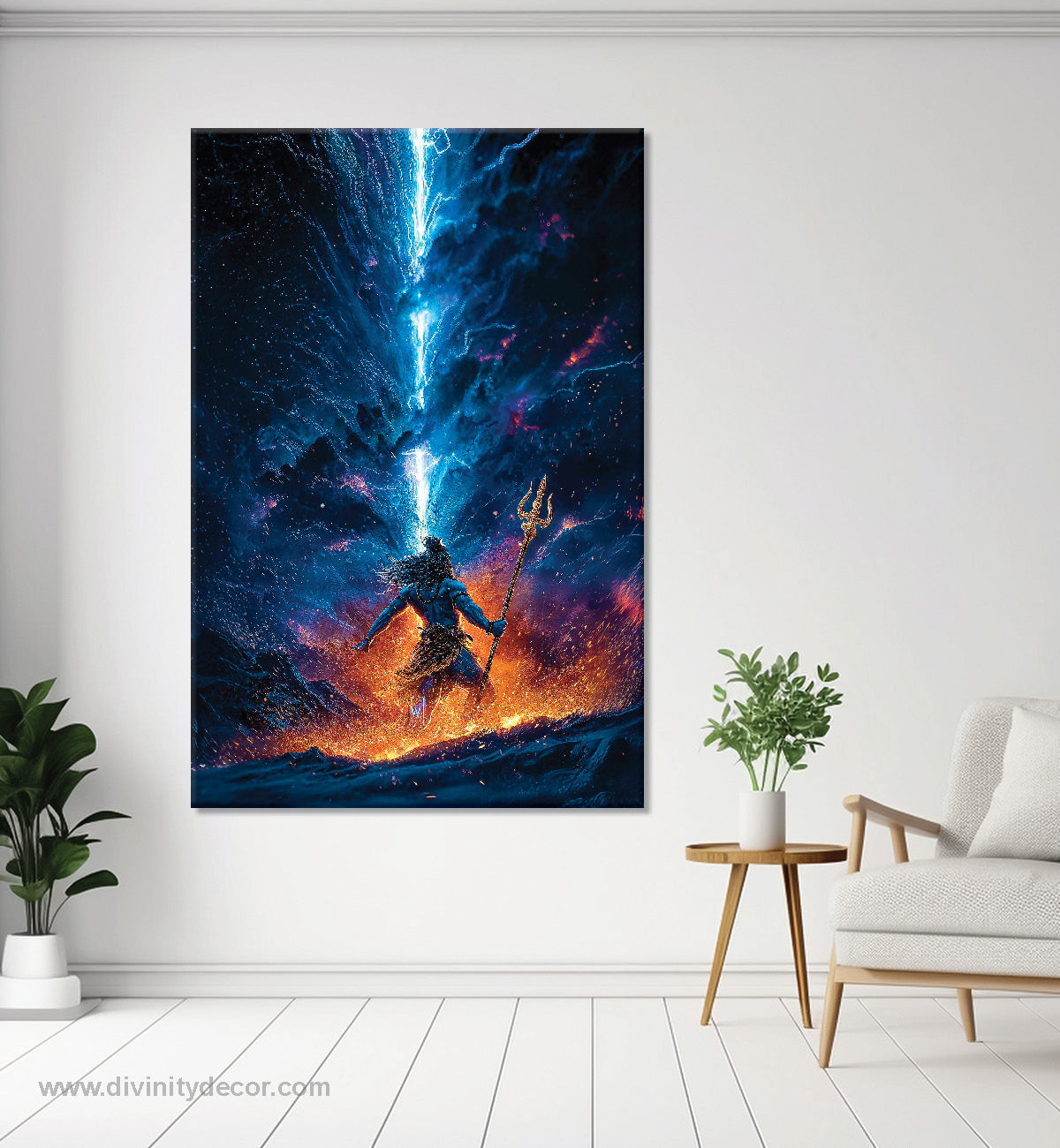 Mahadev Sacred Wall Decor Painting 8