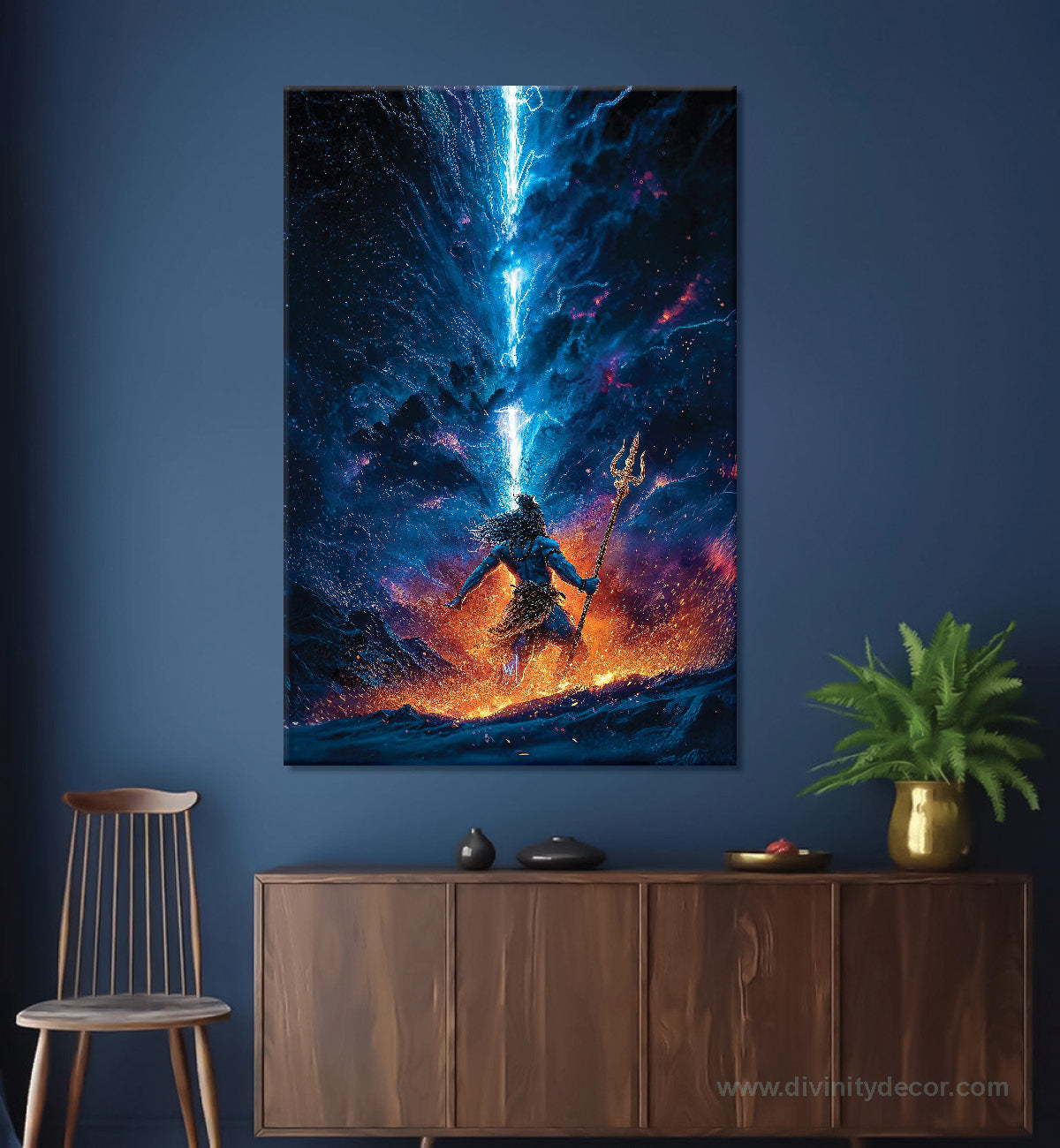 Mahadev Sacred Wall Decor Painting 8