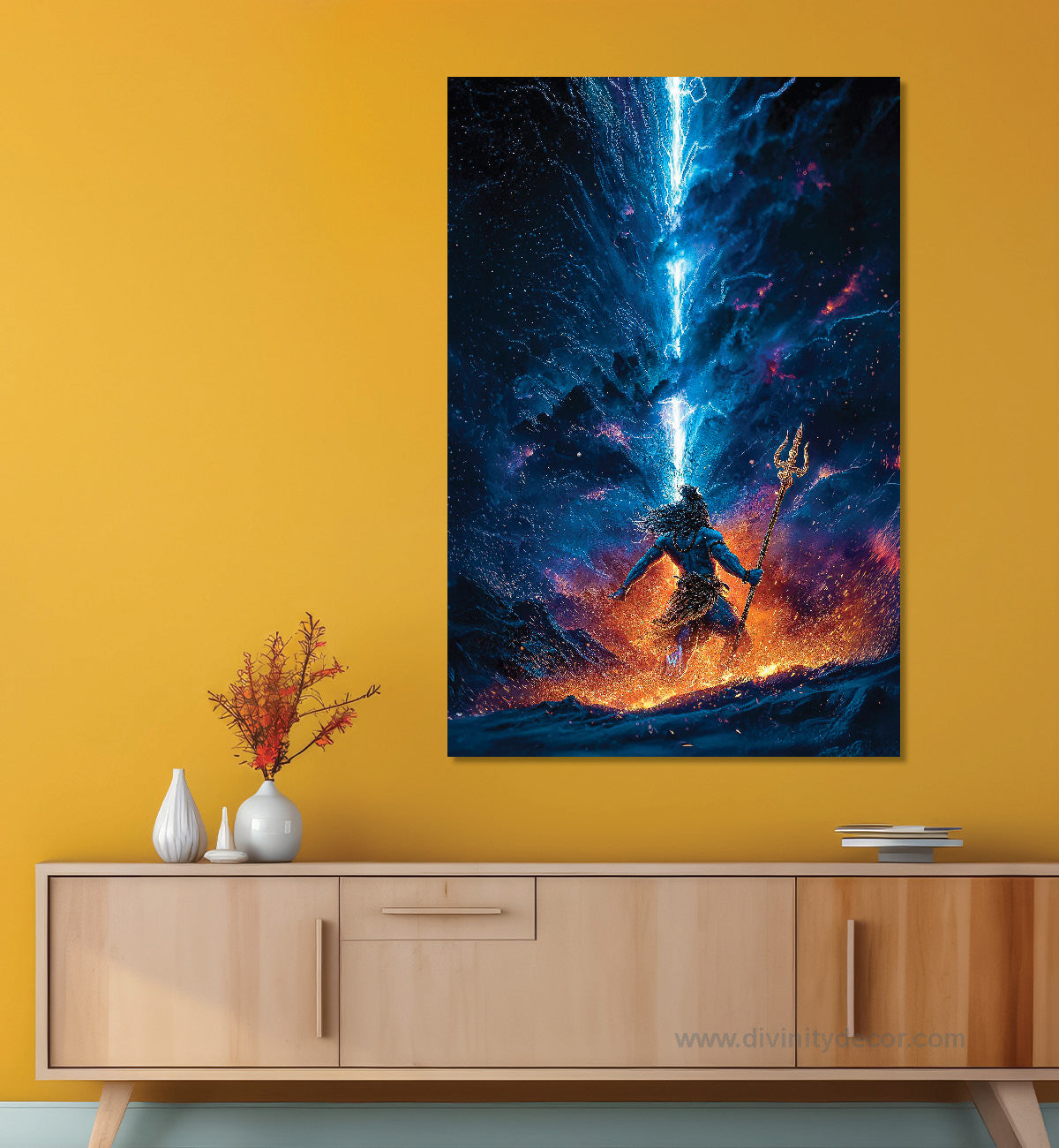 Mahadev Sacred Wall Decor Painting 8