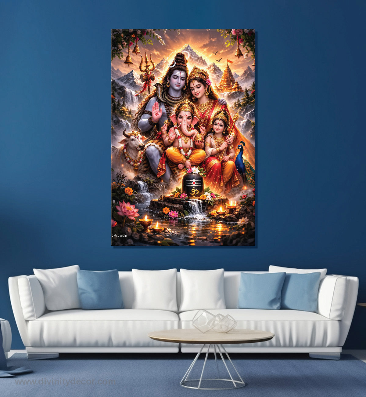 Lord Shiva Modern Spiritual Canvas Artwork 15