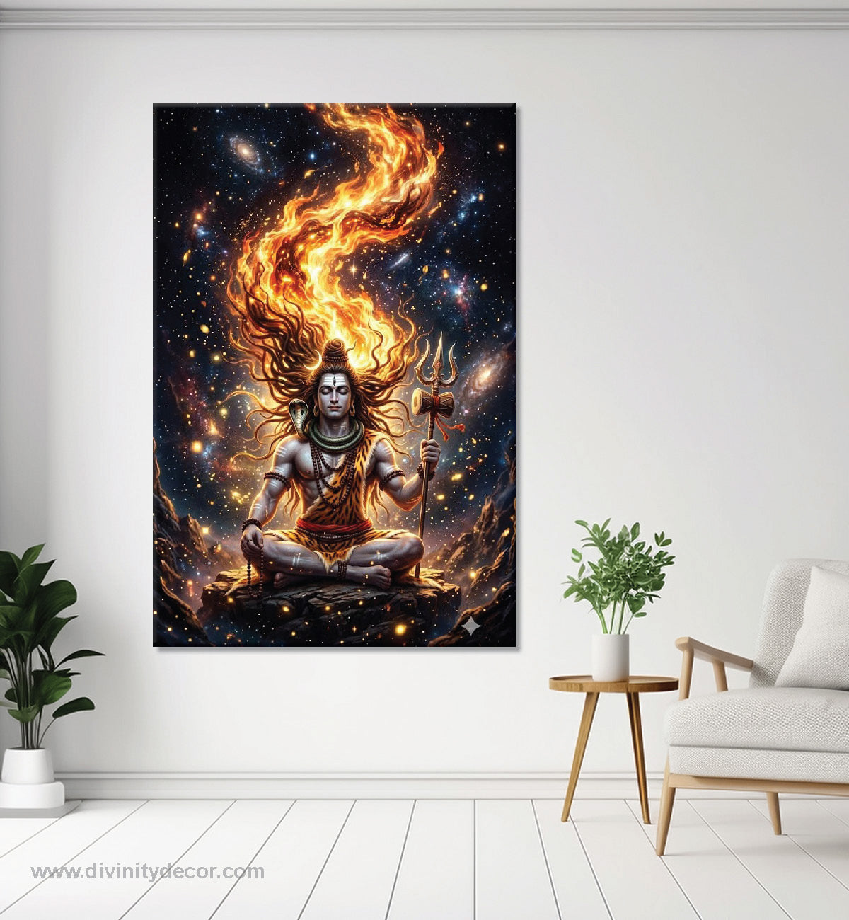 Lord Shiva Aesthetic Canvas Wall Decor 18