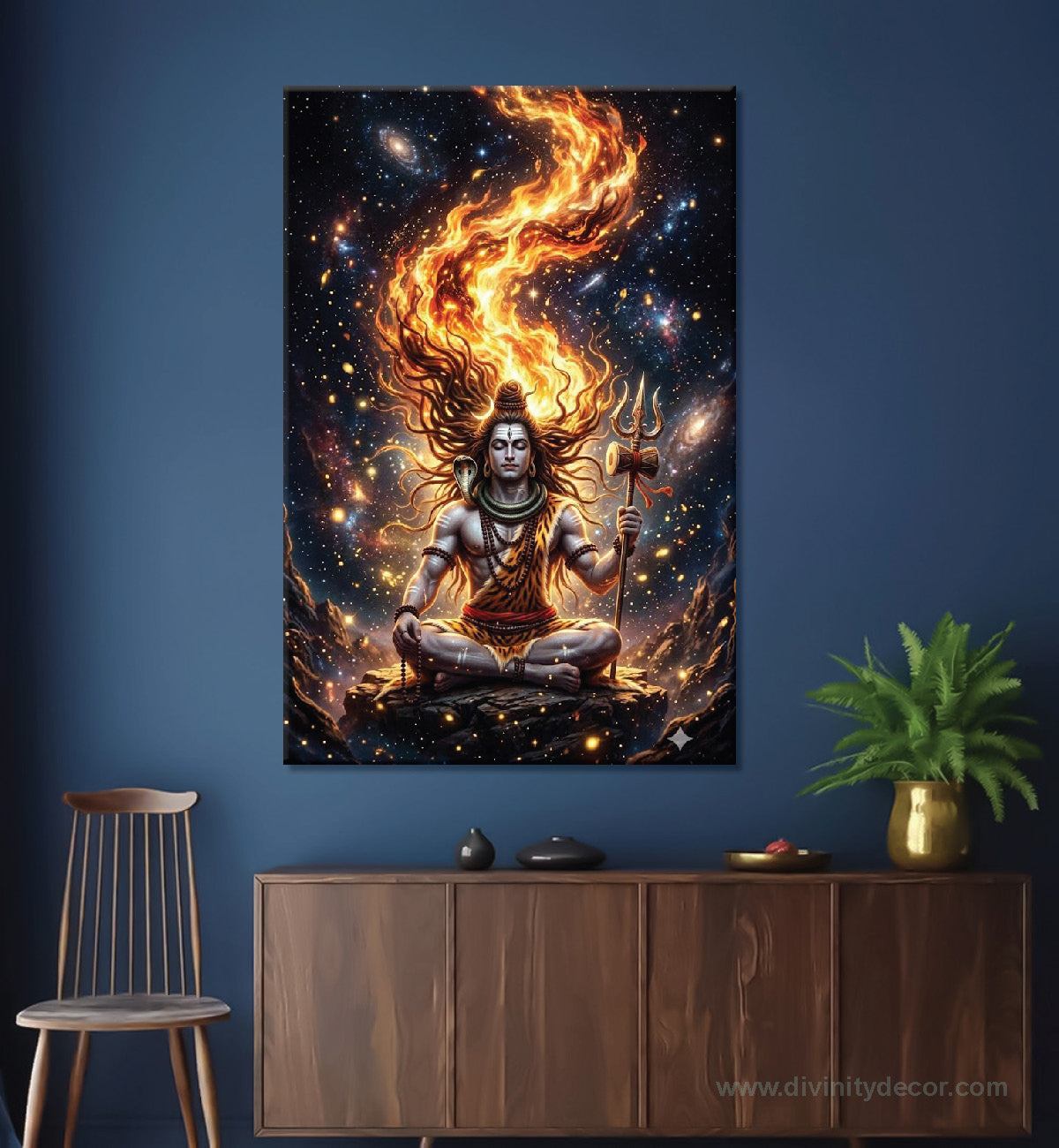 Lord Shiva Aesthetic Canvas Wall Decor 18