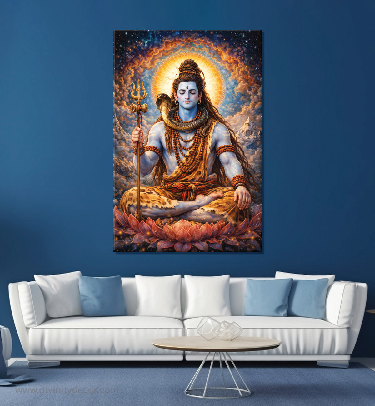 Mahakal Sacred Canvas Print for Living Room 22