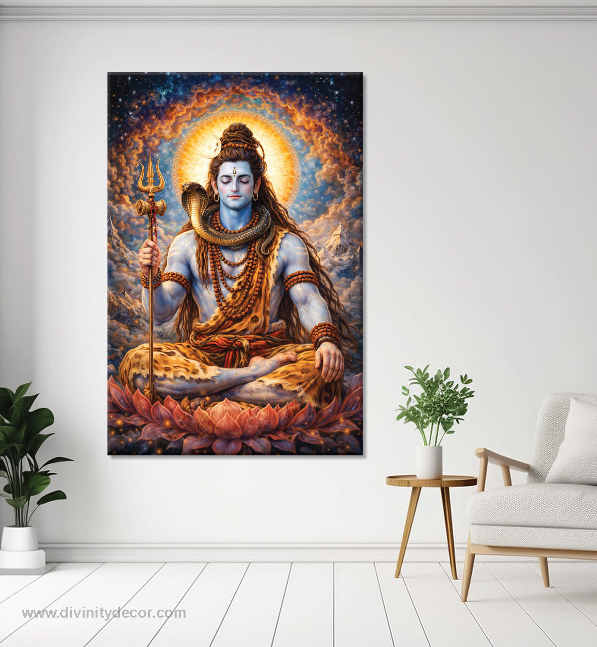 Mahakal Sacred Canvas Print for Living Room 22