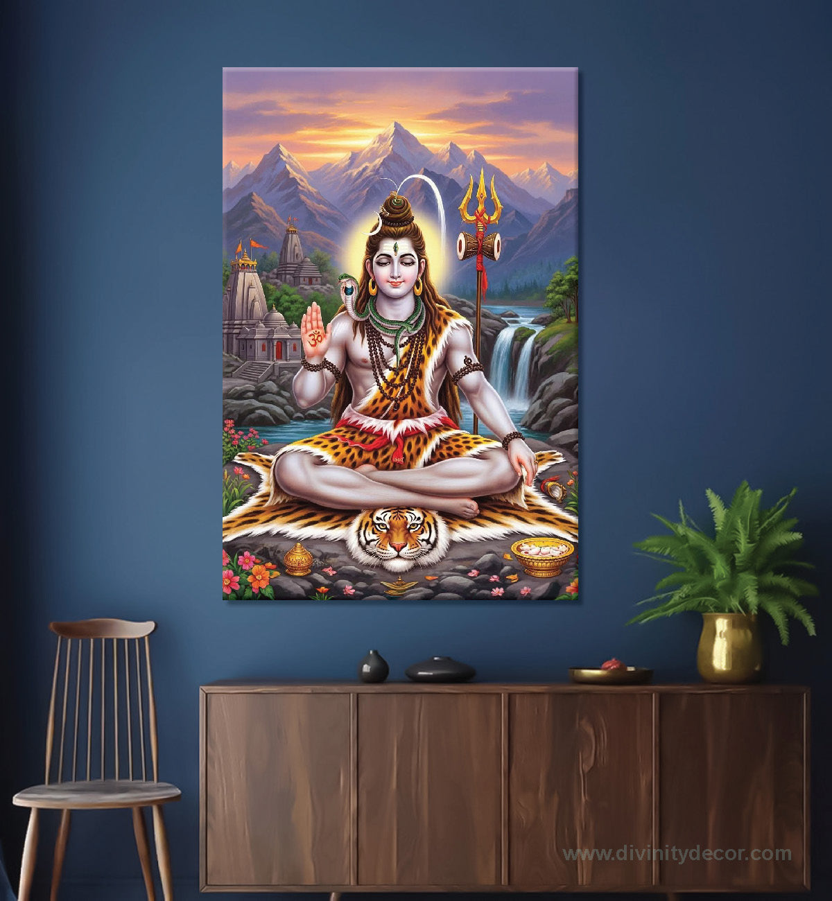 Mahadev Divine Wall Decor for Office 25