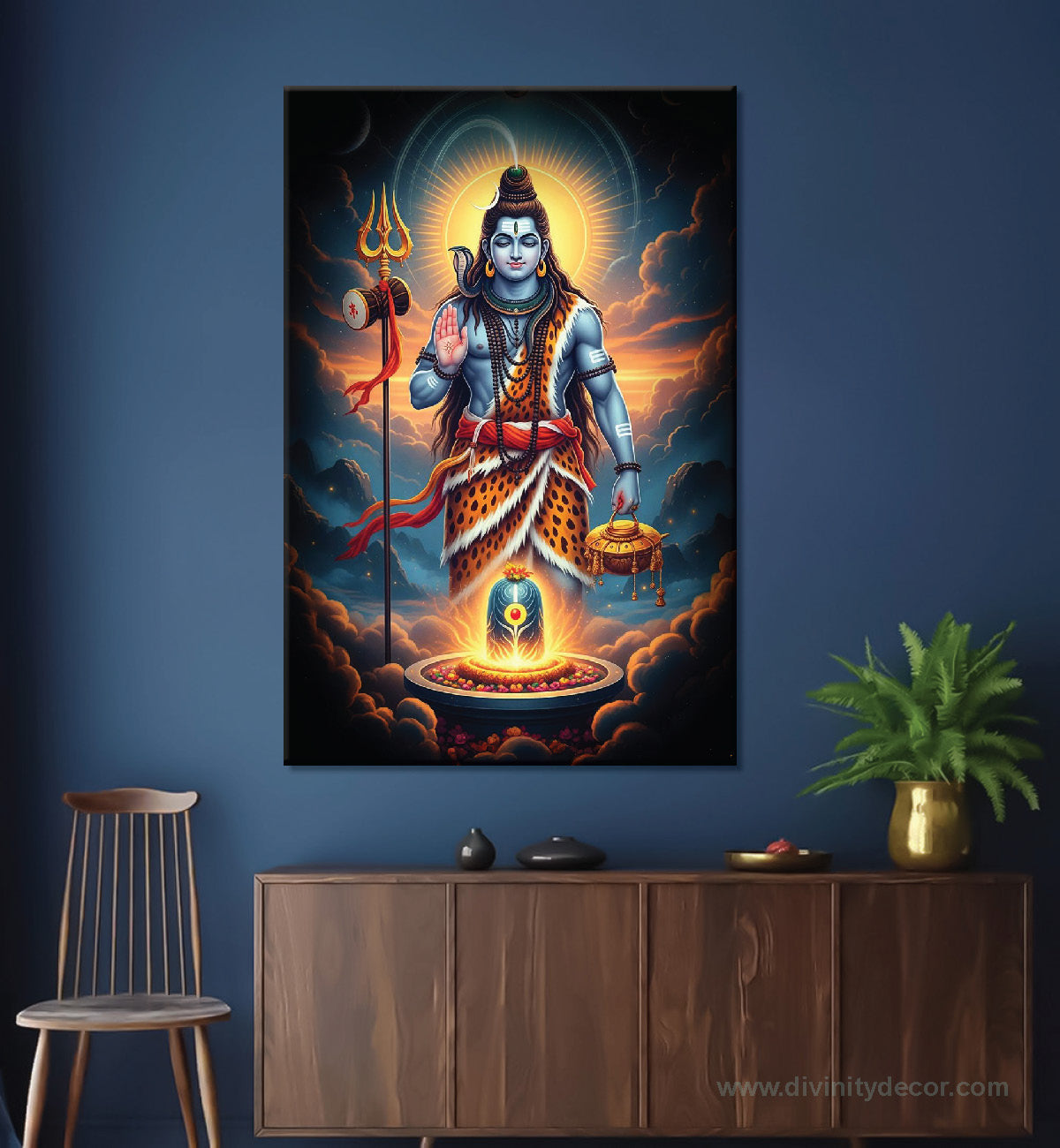Lord Shiva Devotional Painting for Wall Decor 27