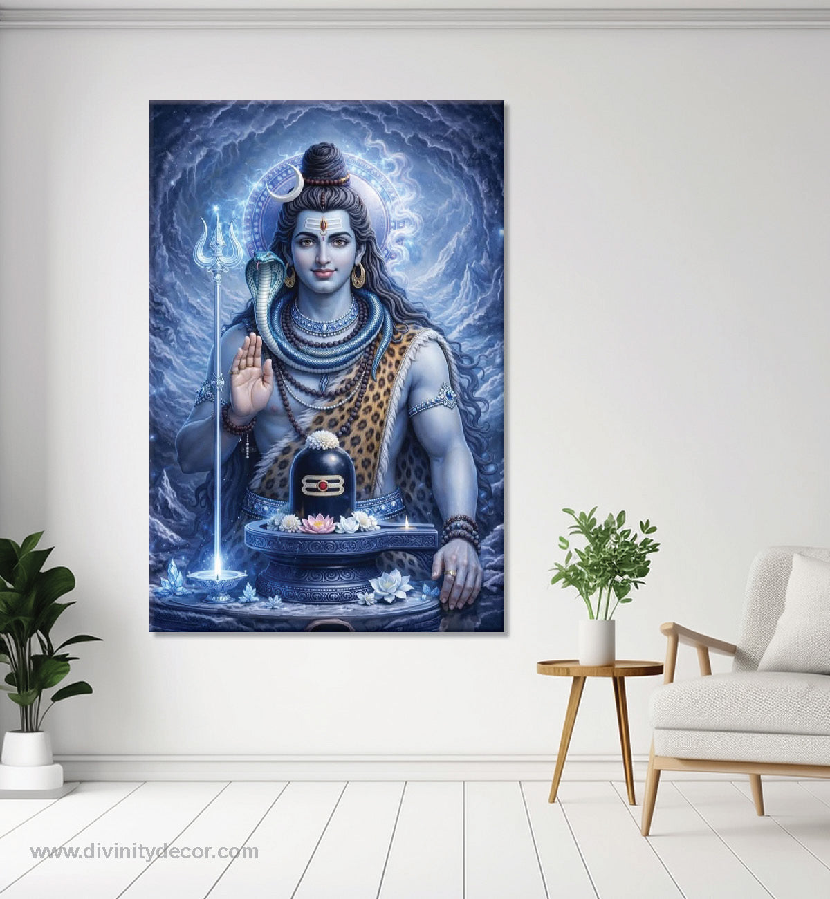 Lord Shiva Cosmic Theme Canvas Art 30