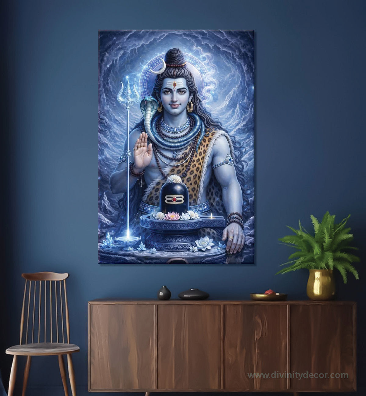 Lord Shiva Cosmic Theme Canvas Art 30