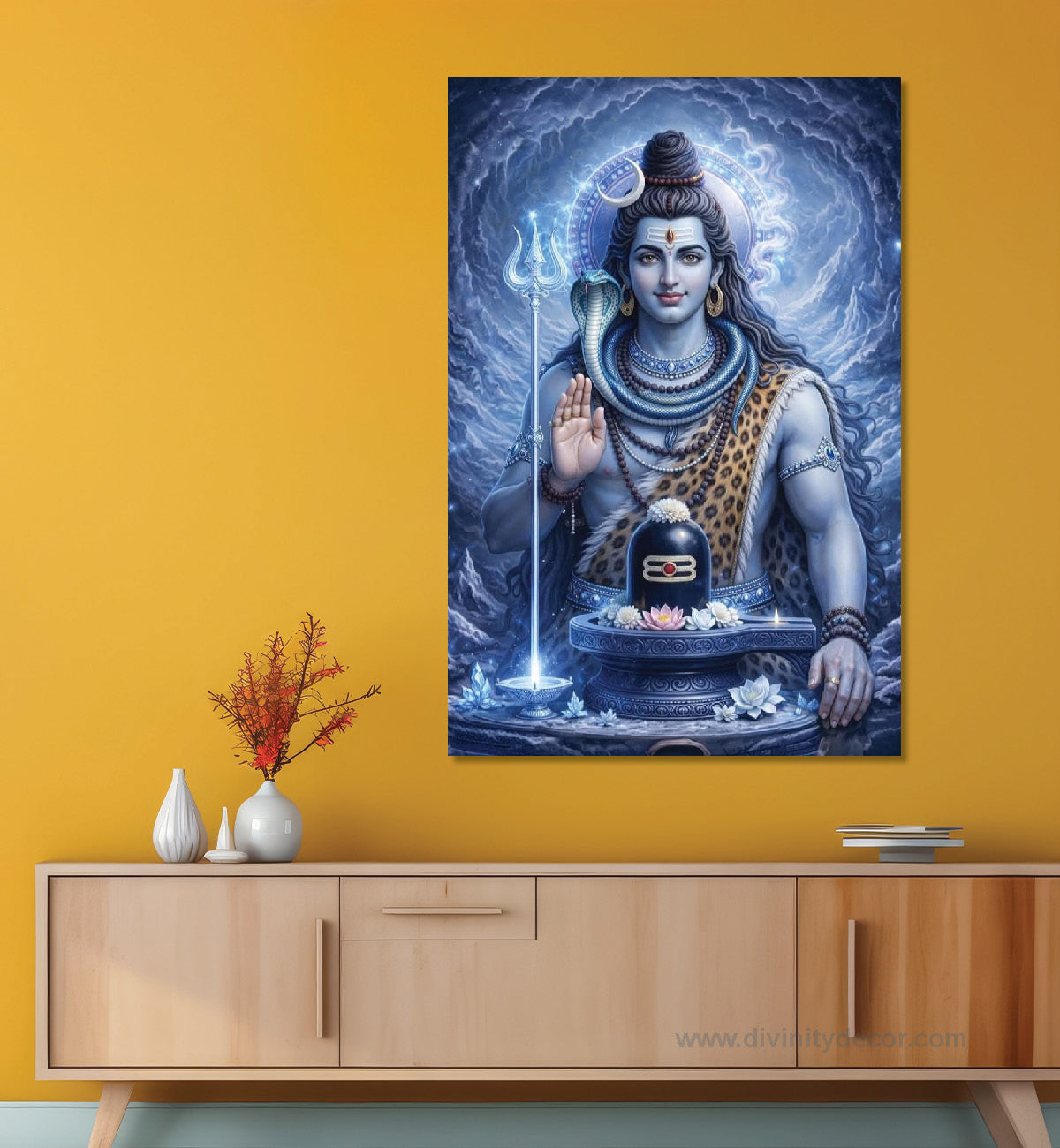 Lord Shiva Cosmic Theme Canvas Art 30