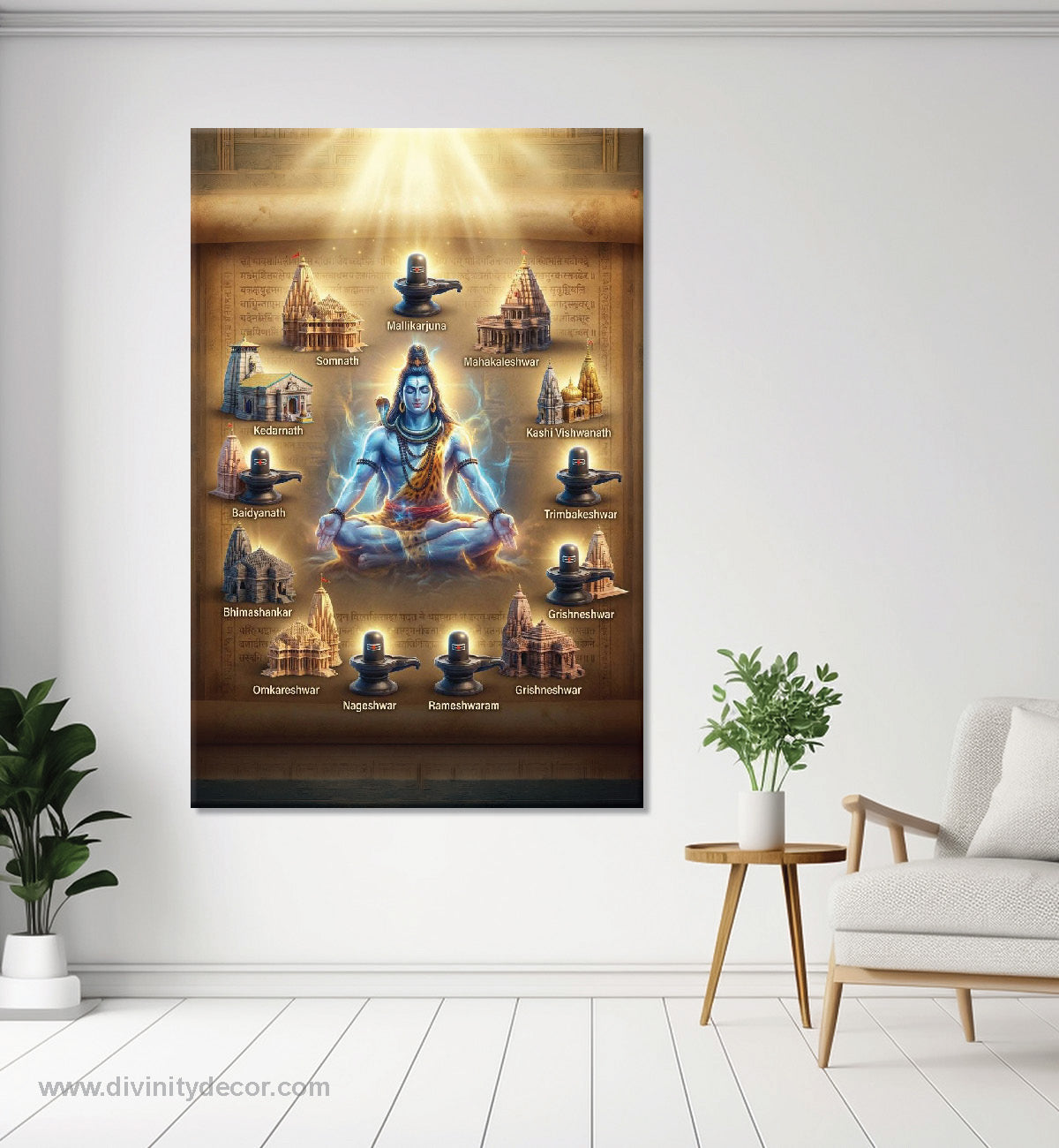Mahadev Elegant Spiritual Wall Decor 31