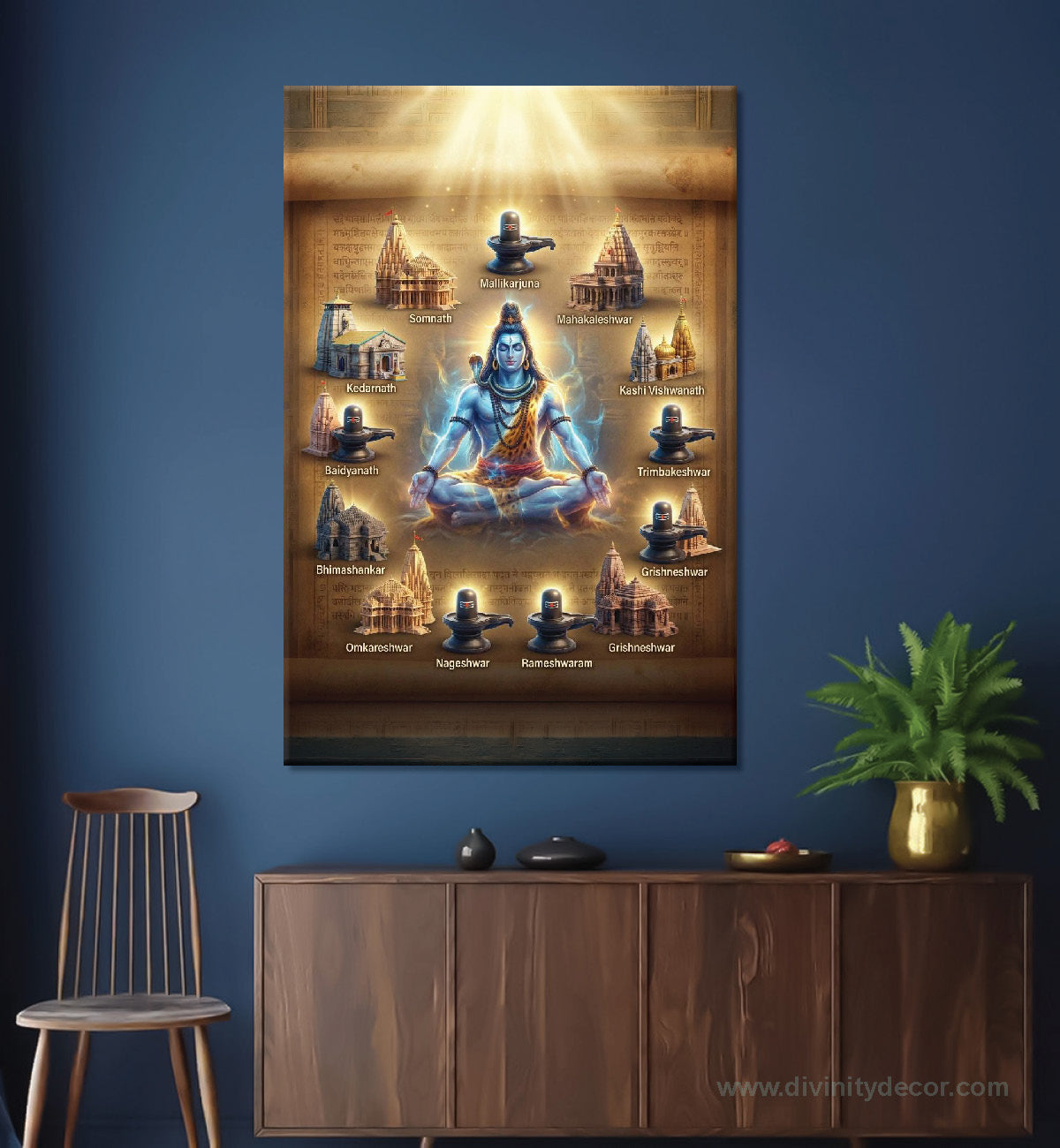 Mahadev Elegant Spiritual Wall Decor 31