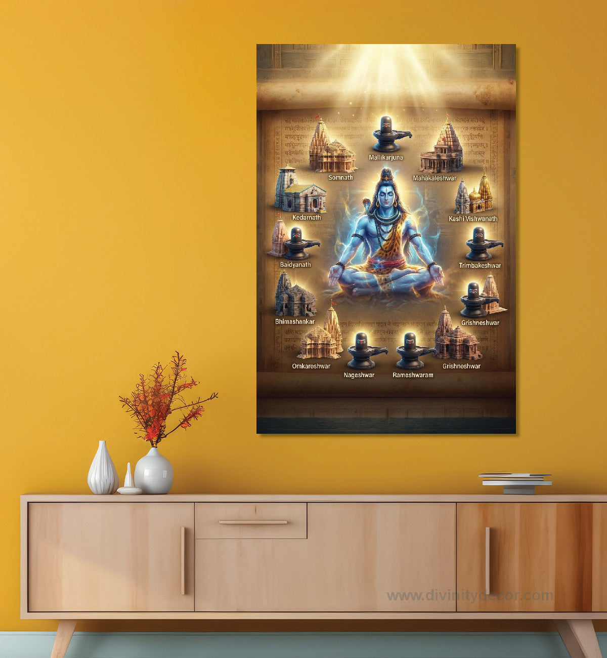 Mahadev Elegant Spiritual Wall Decor 31