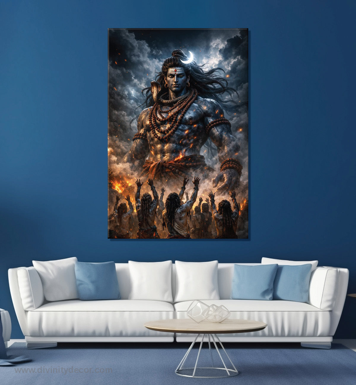 Lord Shiva Inspirational Wall Art Print 33