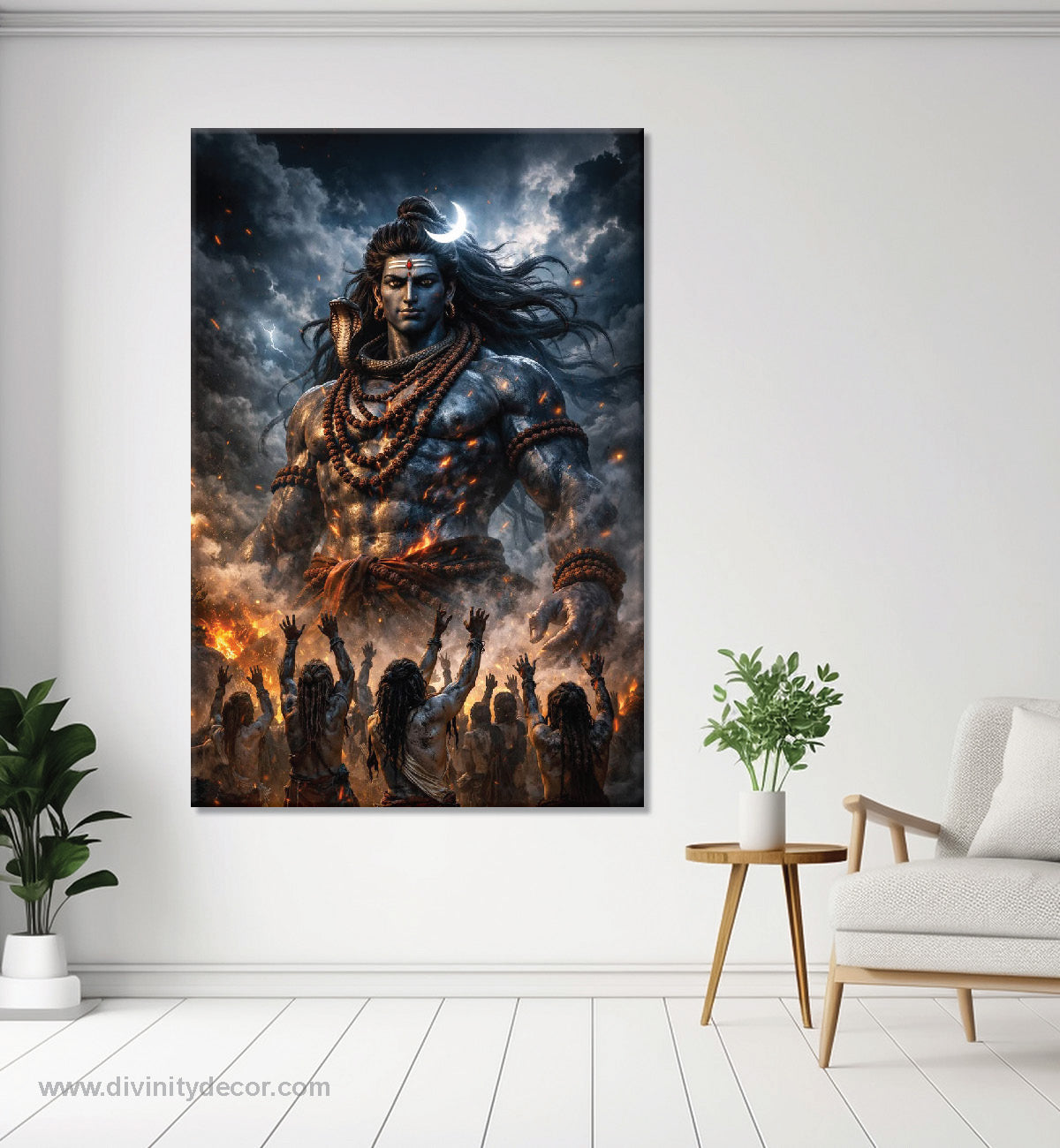 Lord Shiva Inspirational Wall Art Print 33