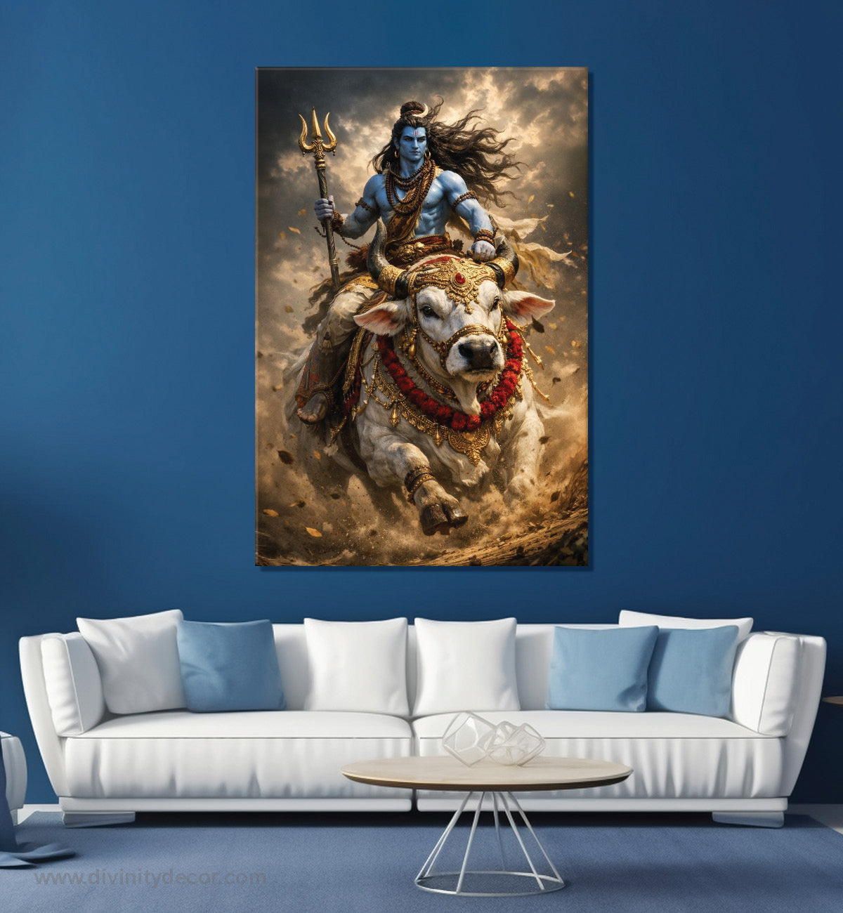 Mahakal Powerful Canvas Painting for Decor 34