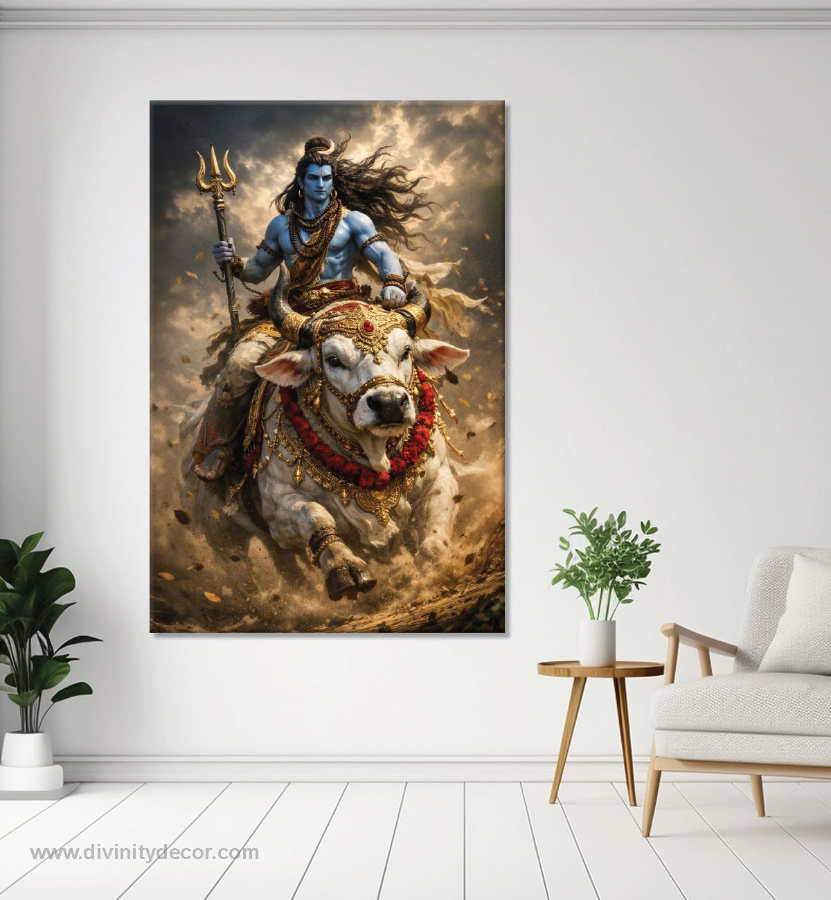 Mahakal Powerful Canvas Painting for Decor 34