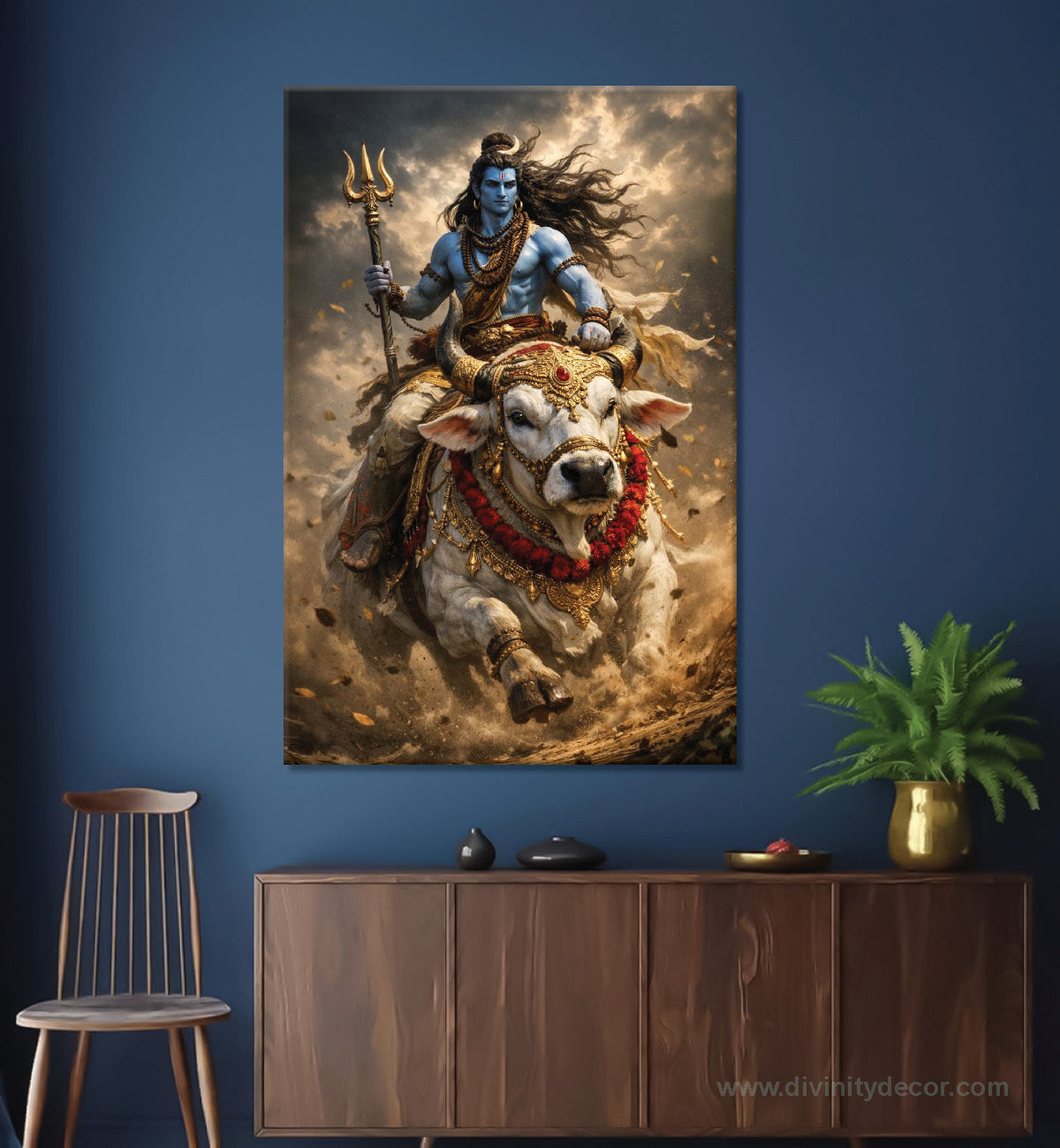 Mahakal Powerful Canvas Painting for Decor 34
