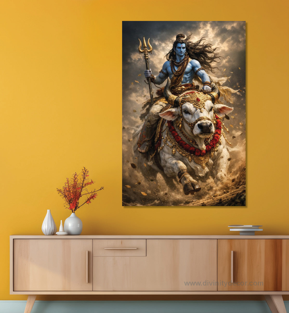 Mahakal Powerful Canvas Painting for Decor 34