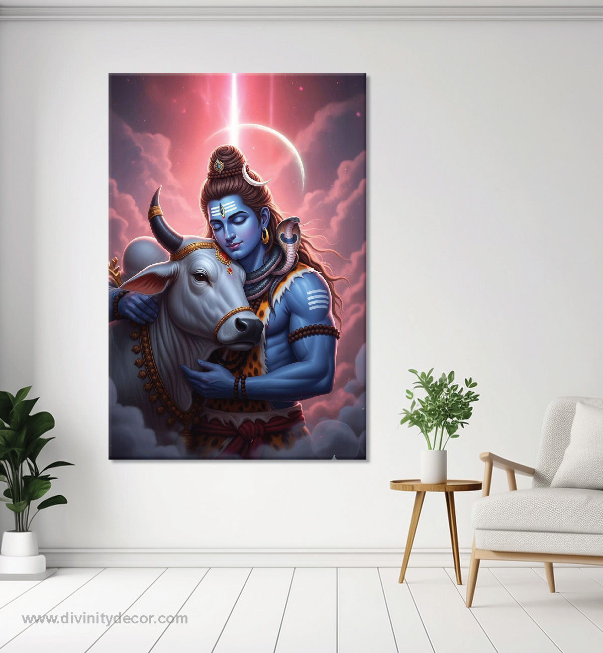 Shiv Ji Sacred Home Temple Wall Art 35
