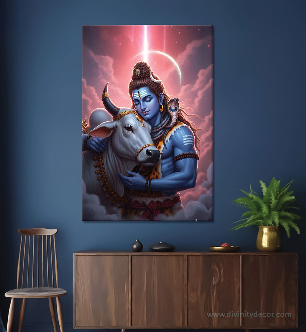 Shiv Ji Sacred Home Temple Wall Art 35