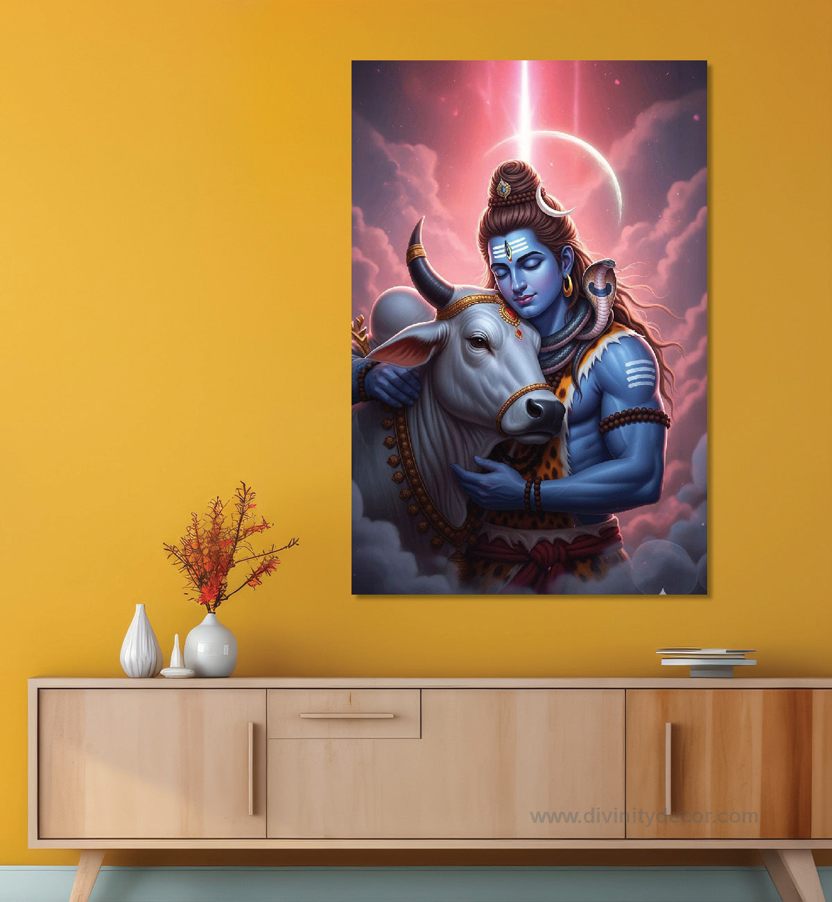 Shiv Ji Sacred Home Temple Wall Art 35