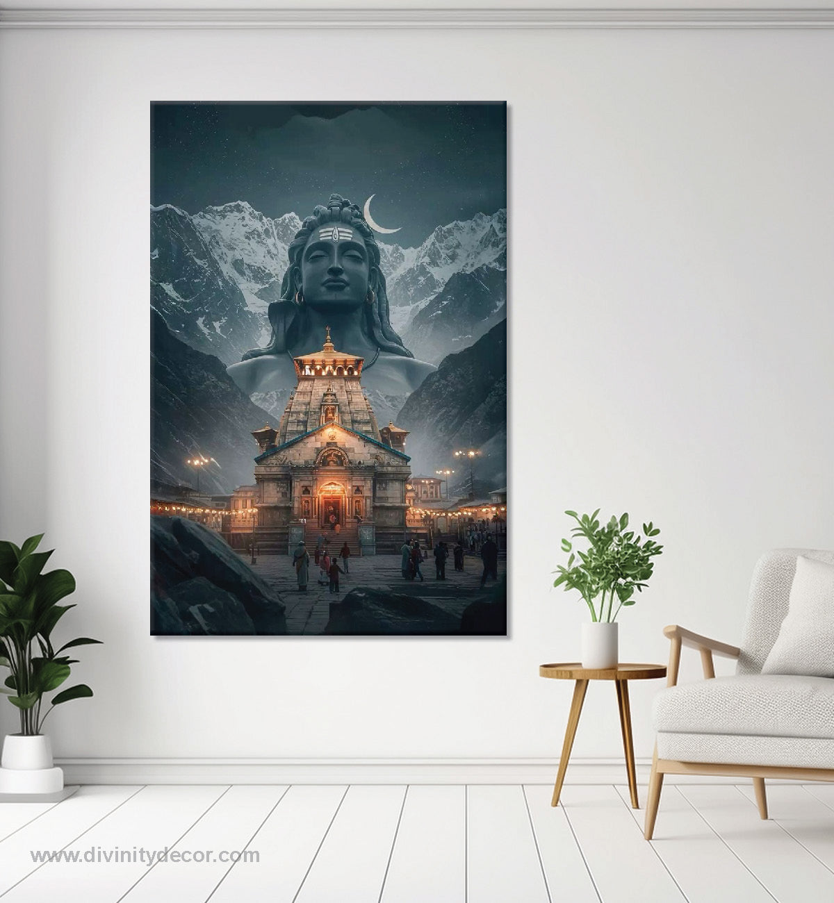 Bholenath Decorative Canvas Wall Frame 38