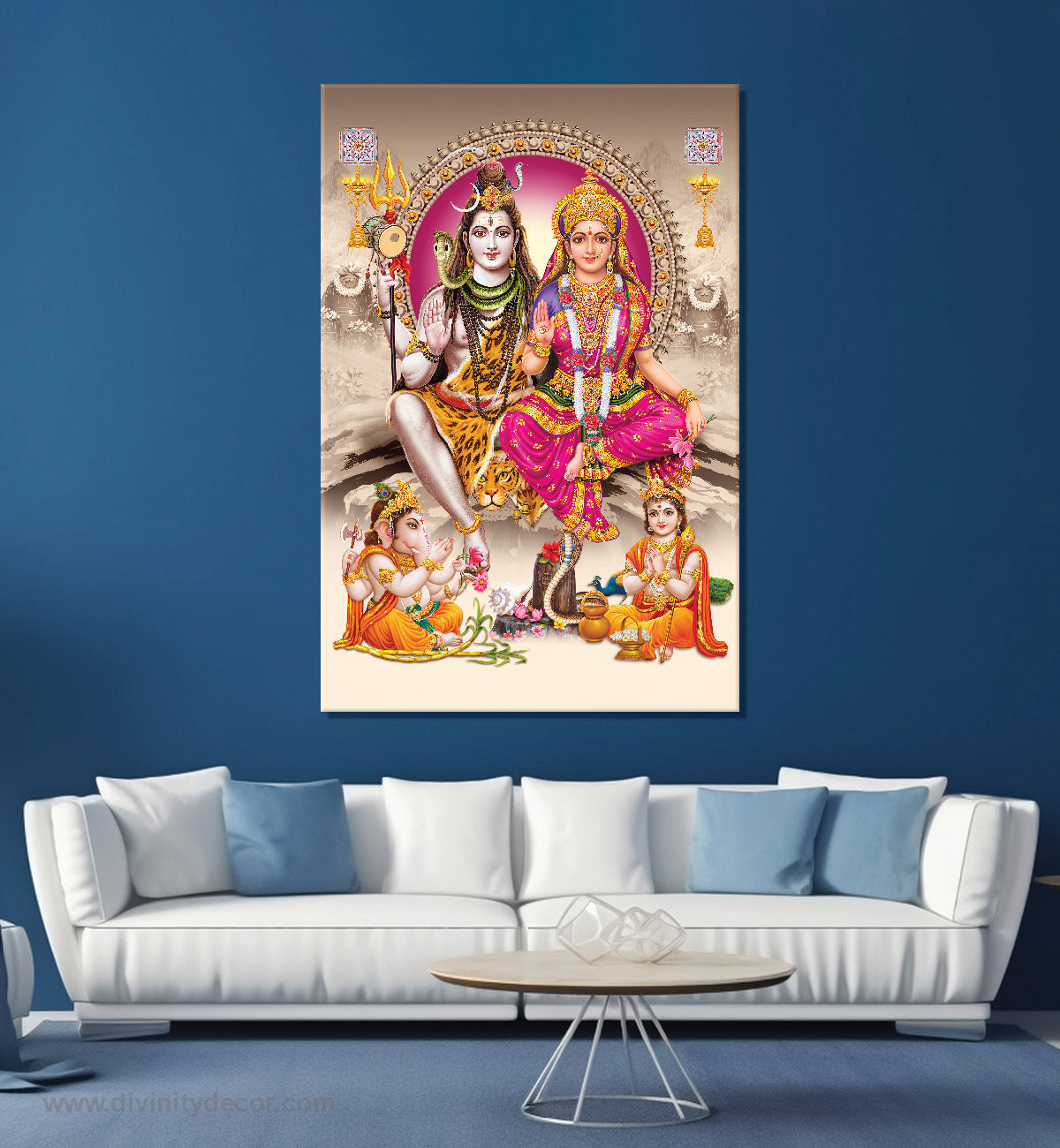Mahadev Luxury Wall Painting for Home 43