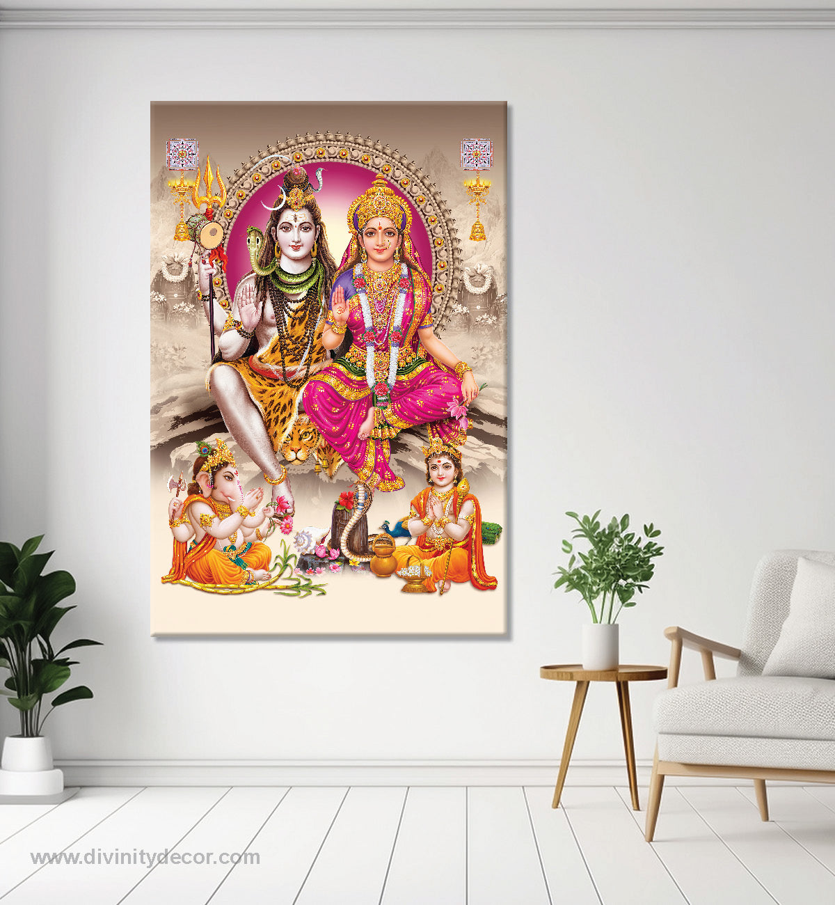 Mahadev Luxury Wall Painting for Home 43