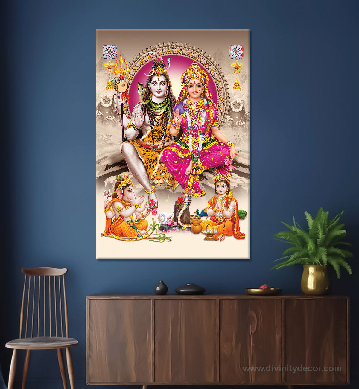 Mahadev Luxury Wall Painting for Home 43