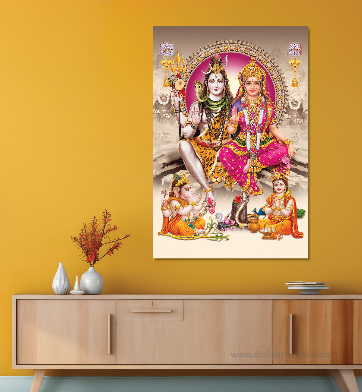 Mahadev Luxury Wall Painting for Home 43