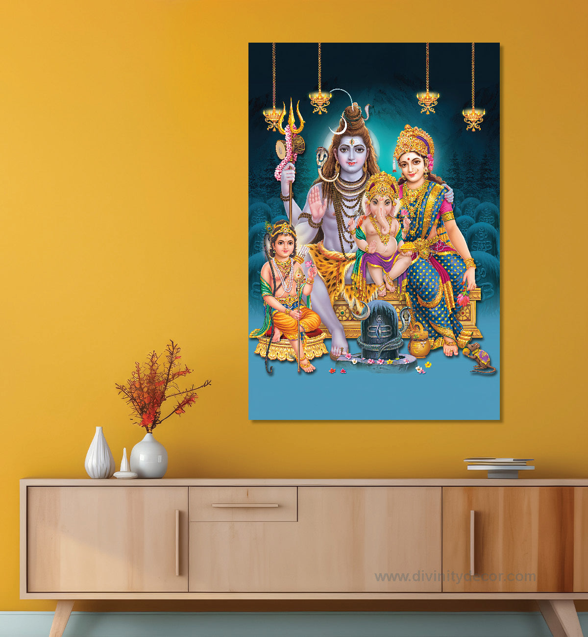 Bholenath Religious Canvas Artwork 44