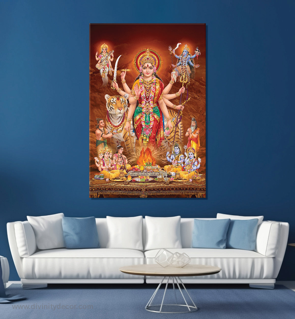 Maa Durga Spiritual Wall Art 2
