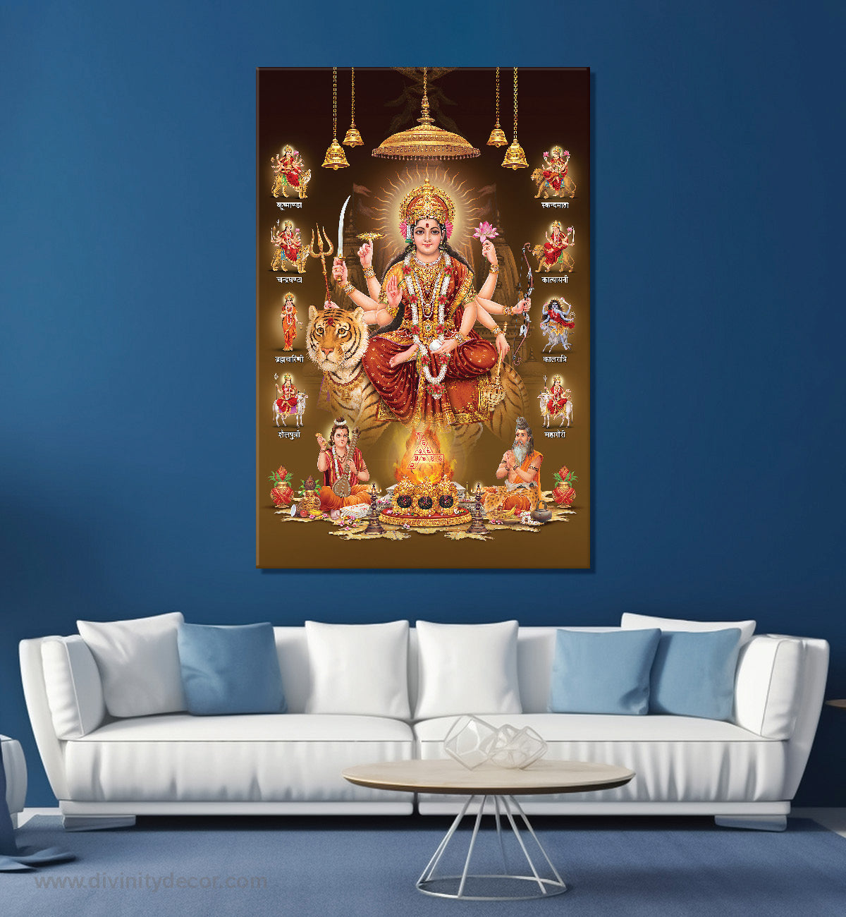Maa Durga Premium Canvas Painting 3
