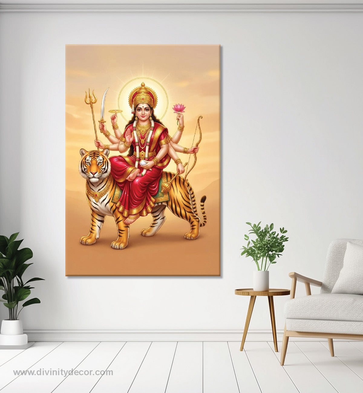Maa Durga Devotional Wall Decor 4