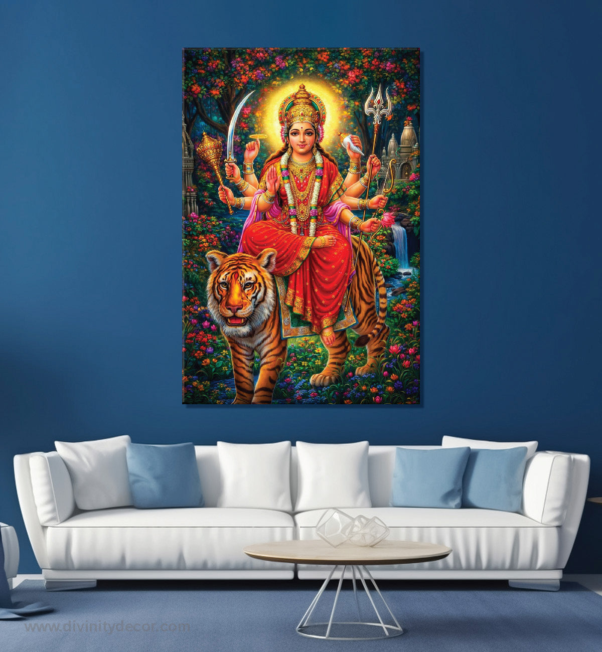 Maa Durga Sacred Wall Artwork 6