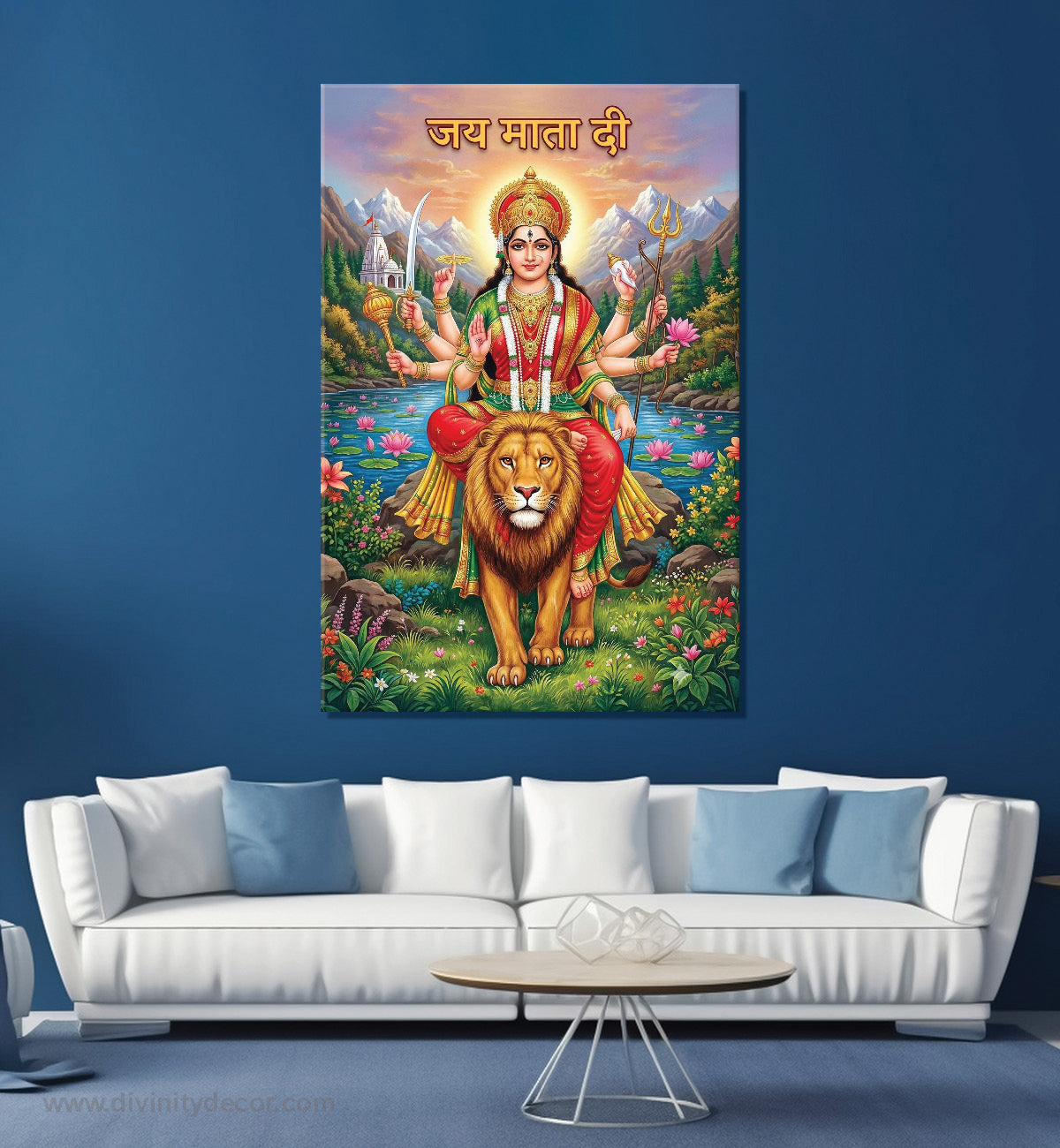 Maa Durga Religious Canvas Frame 7