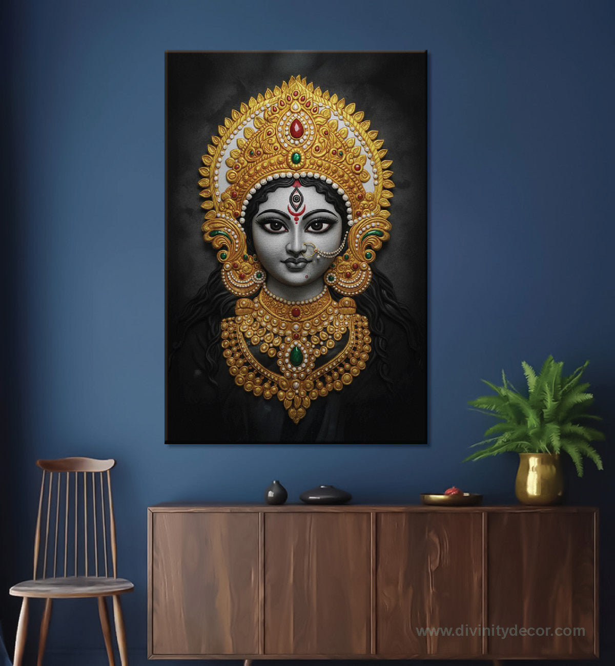 Maa Durga Elegant Wall Painting 8