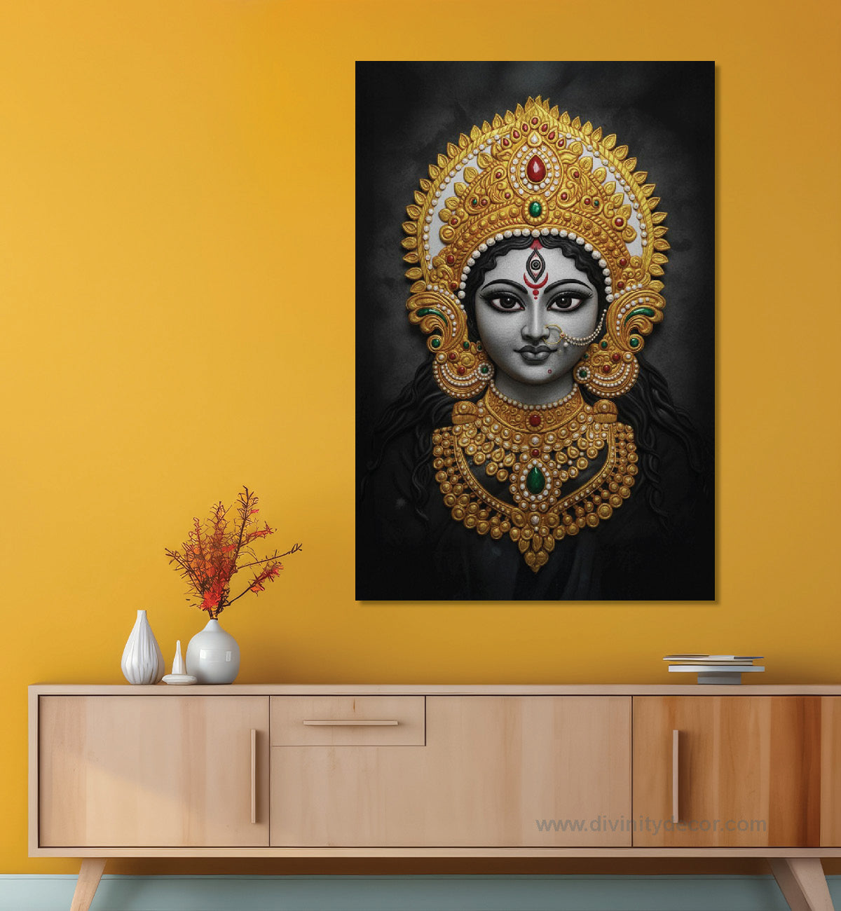 Maa Durga Elegant Wall Painting 8
