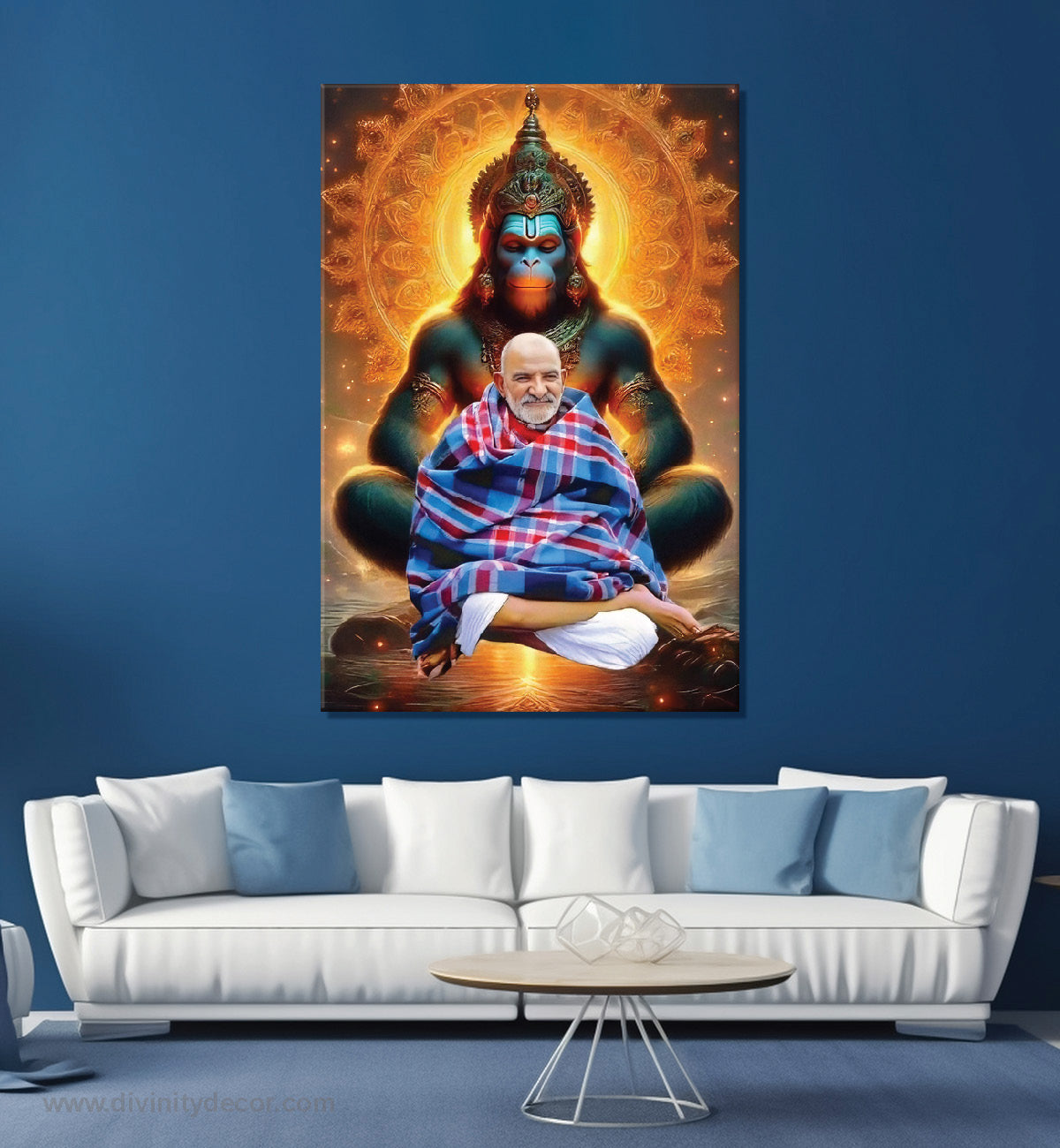 Neem Karoli Baba Premium Devotional Canvas Artwork 4