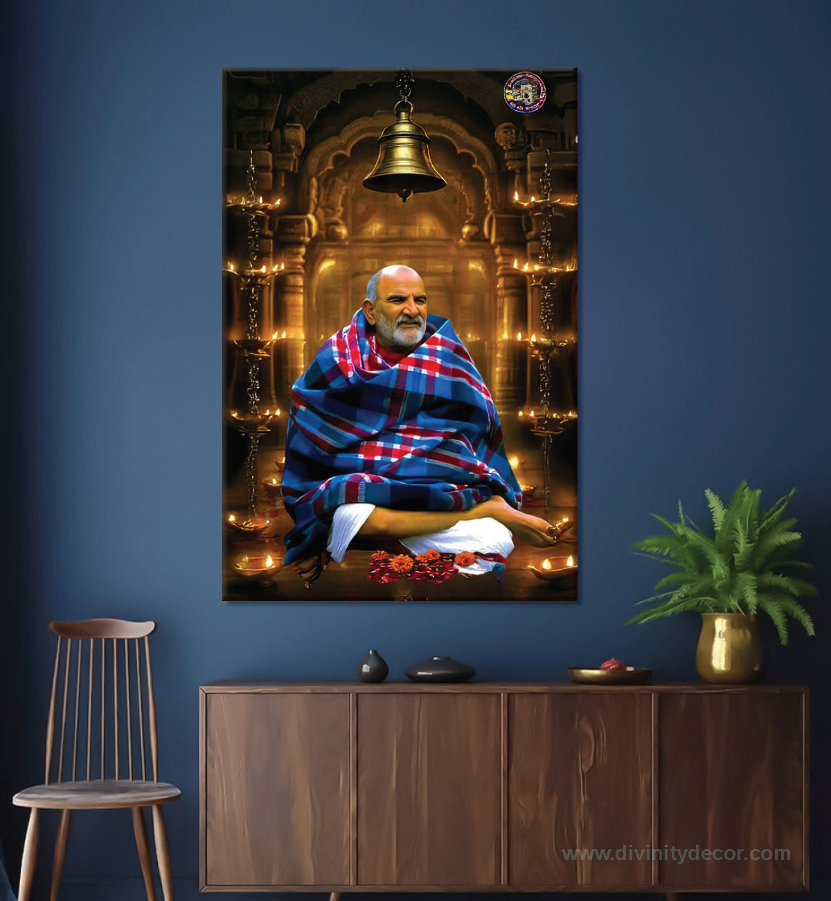Neem Karoli Baba HD Canvas Wall Decor for Living Room 5