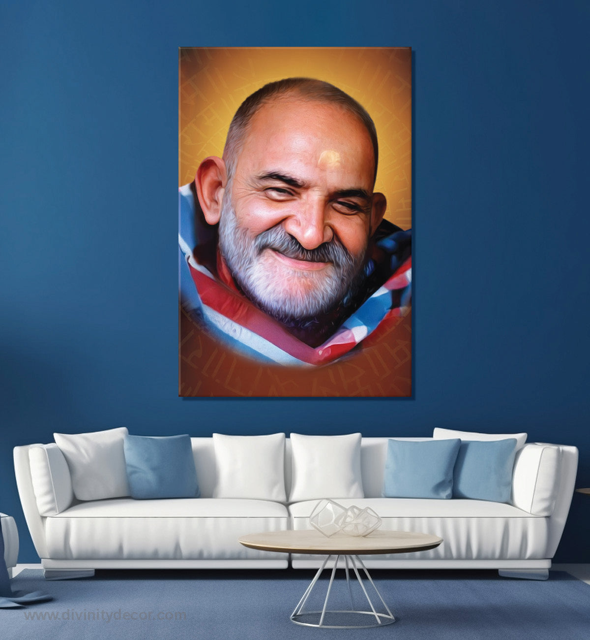 Neem Karoli Maharaj Sacred Spiritual Canvas Art 6