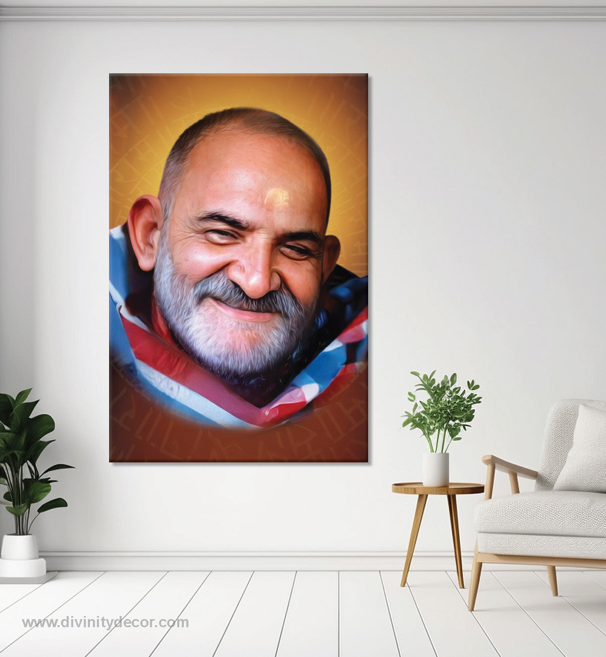 Neem Karoli Maharaj Sacred Spiritual Canvas Art 6
