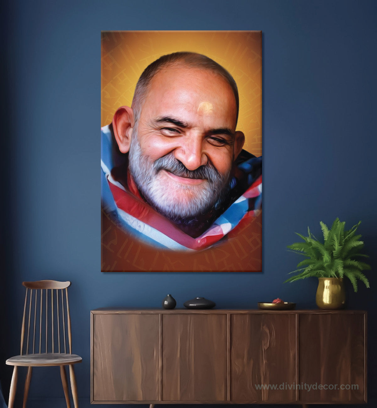 Neem Karoli Maharaj Sacred Spiritual Canvas Art 6