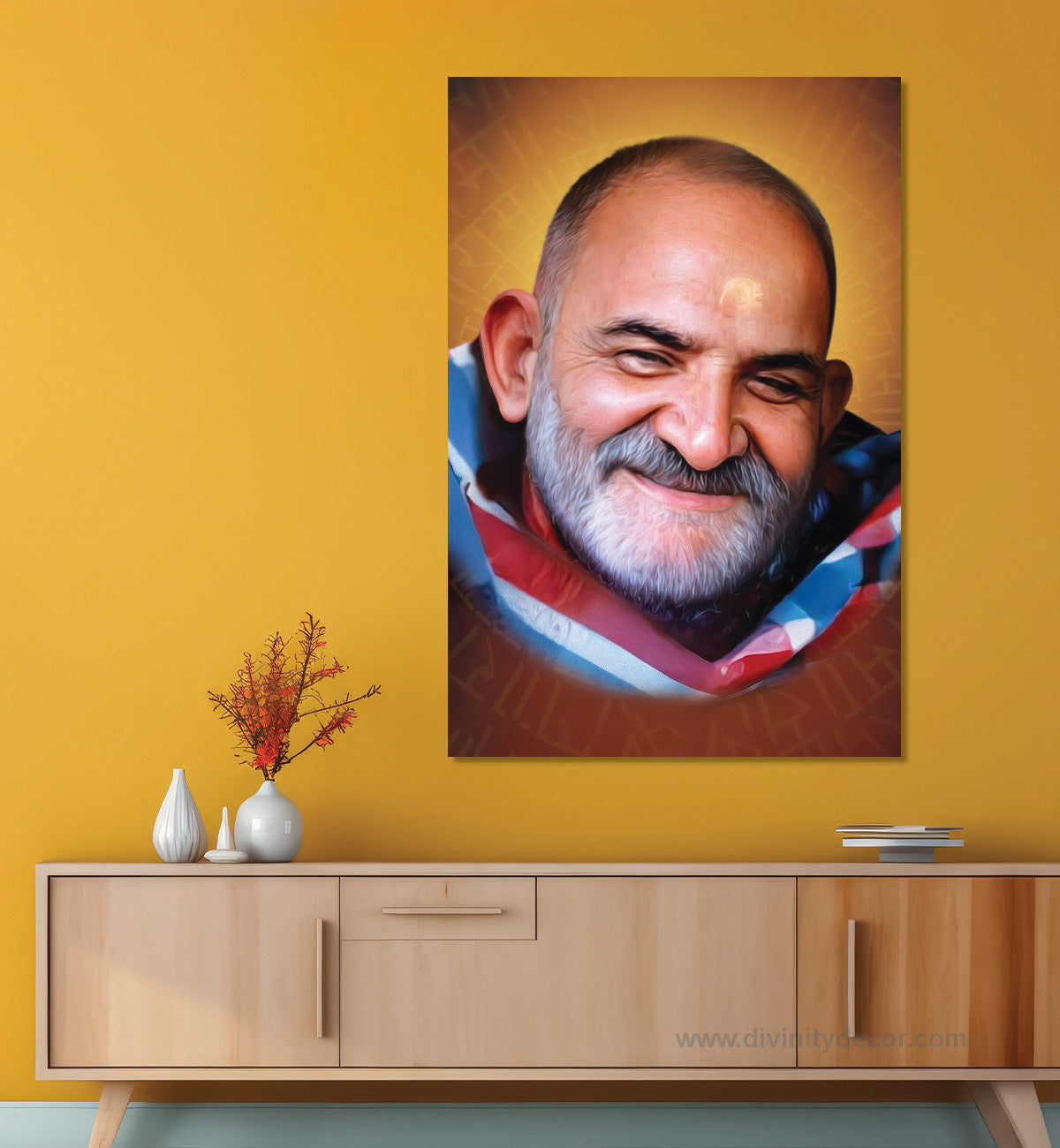 Neem Karoli Maharaj Sacred Spiritual Canvas Art 6