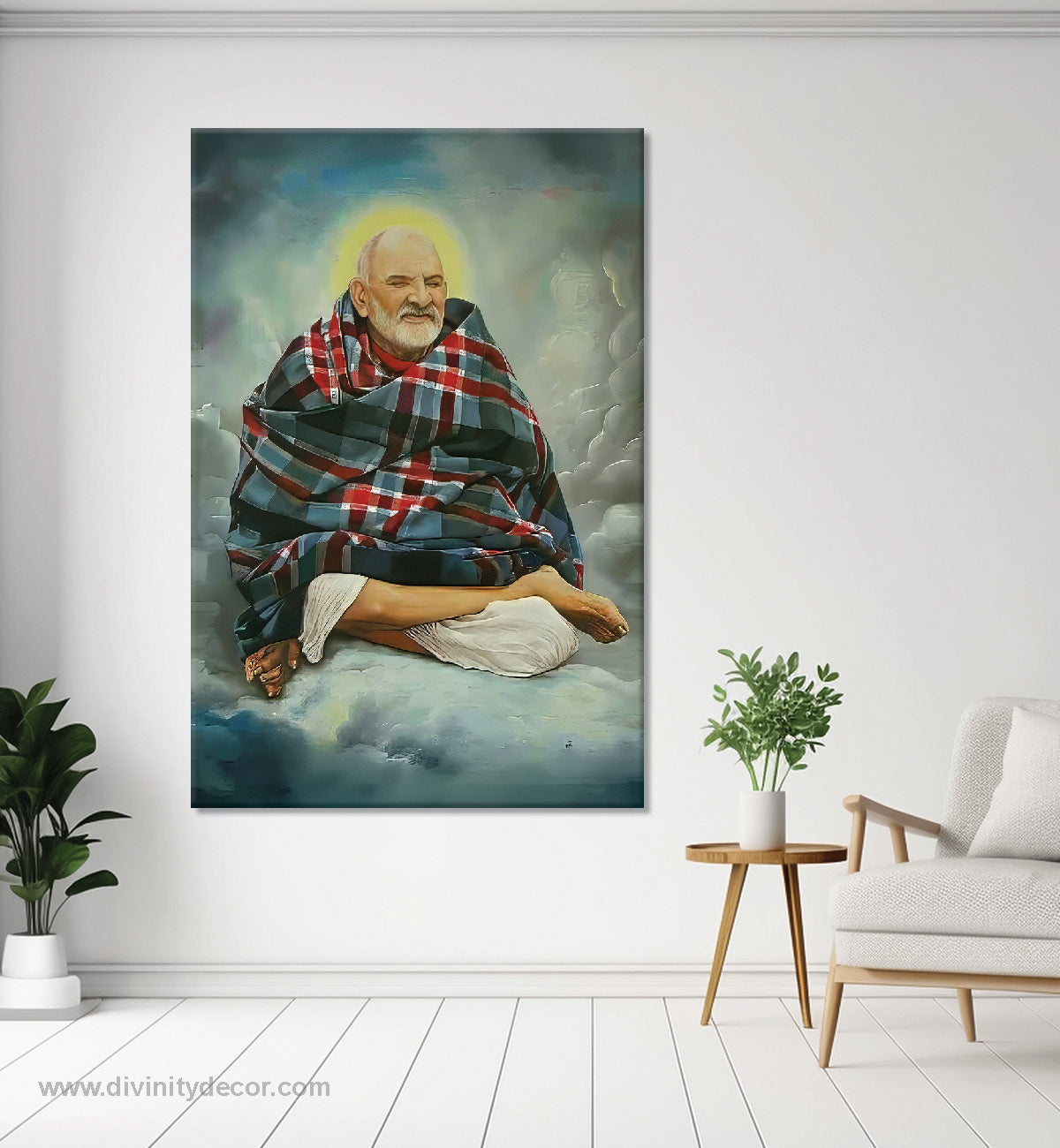 Neem Karoli Baba Aesthetic Devotional Wall Decor 11