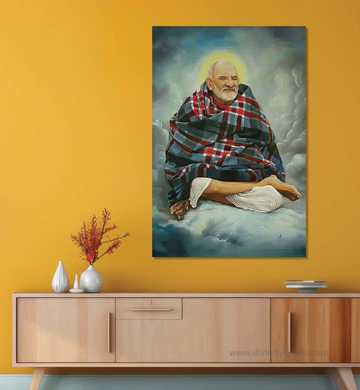 Neem Karoli Baba Aesthetic Devotional Wall Decor 11