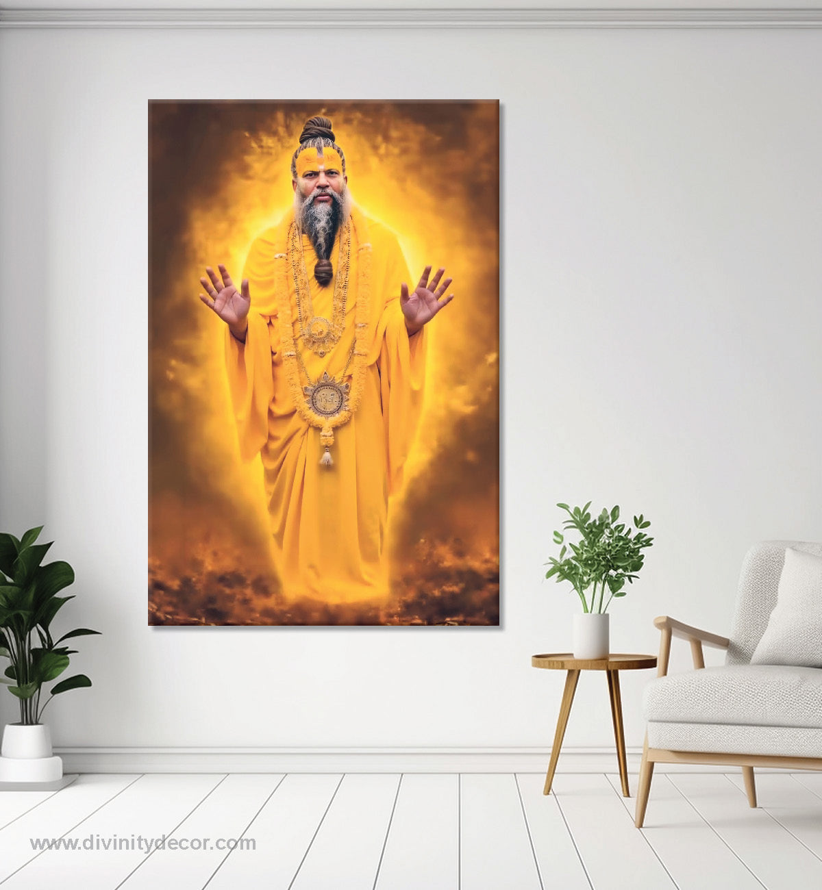Shree Premanand Maharaj HD Wall Painting 5