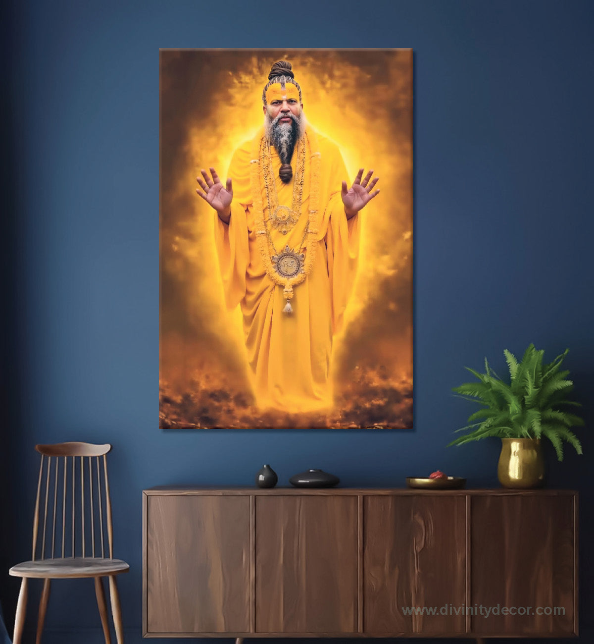Shree Premanand Maharaj HD Wall Painting 5