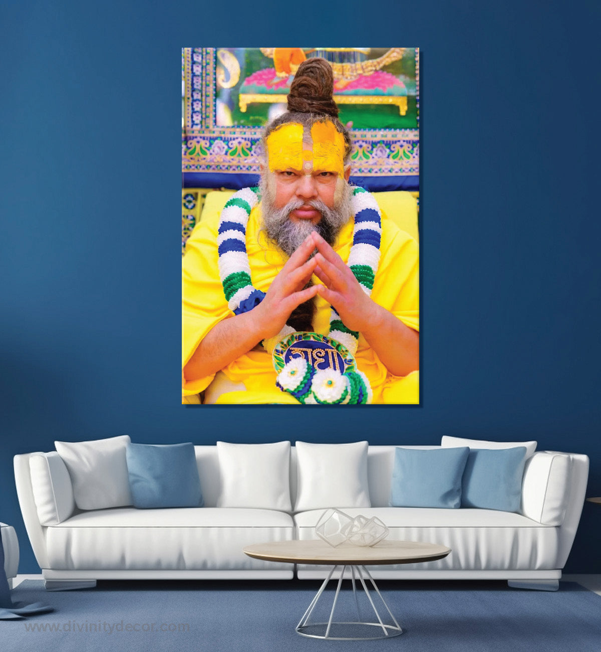 Premanand Ji Bhakti Canvas Print for Home 6